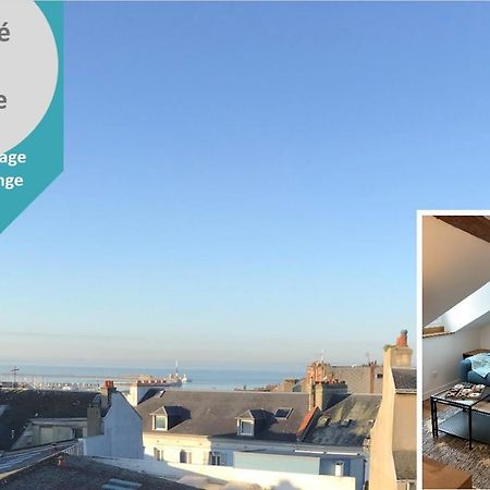 Appart Lh L'Estuaire - F2 Vue Mer Proximite Plage Le Havre Ngoại thất bức ảnh