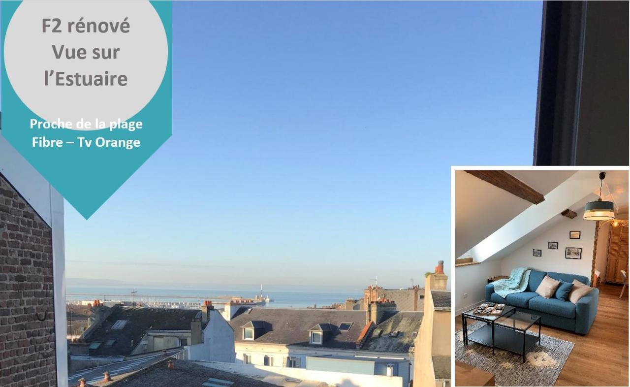 Appart Lh L'Estuaire - F2 Vue Mer Proximite Plage Le Havre Ngoại thất bức ảnh